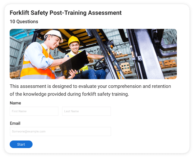 Test Knowledge Pre & Post Training
